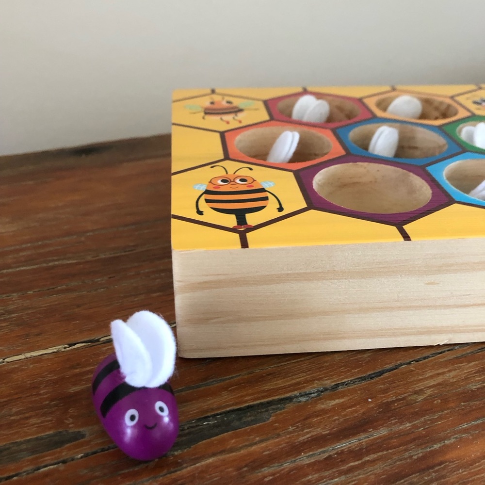 3 for $75🌵 Montessori Bee Hive Toy - Picture 3 of 3